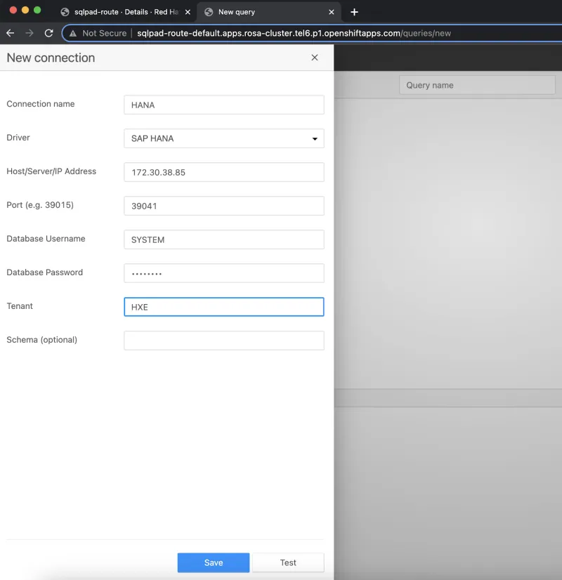 SAP HANA Express Edition on Red Hat OpenShift Service on AWS